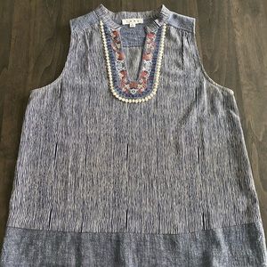 Soft, lightweight boho sleeveless tee